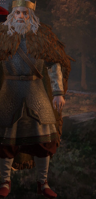 Elderly white-bearded CK3 king, an aged ruler of the kind the Elder Traits system applies to